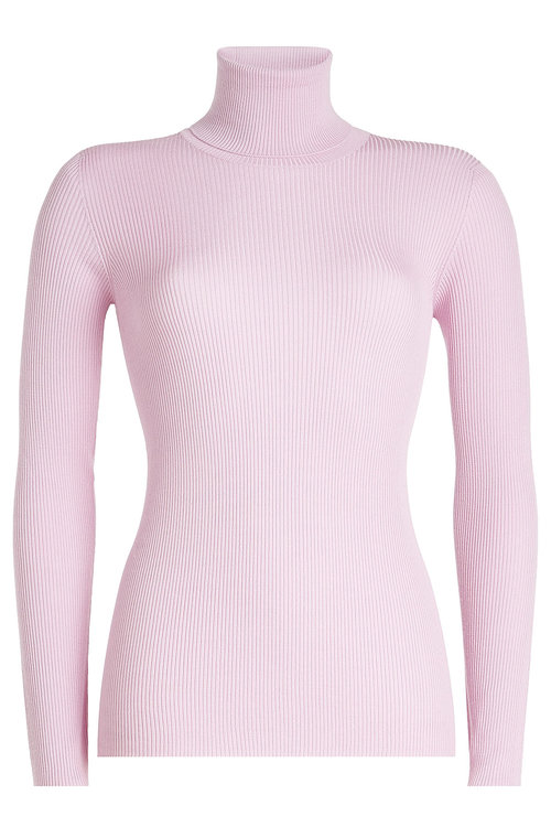 Nina Ricci Wool Turtleneck With Cut-out In Purple | ModeSens
