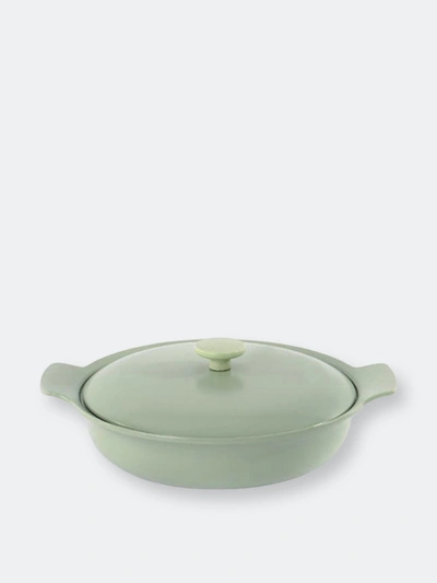 Berghoff Cast Iron Covered Skillet In Green
