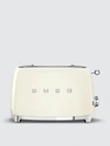 Smeg 2 Slice Toaster In Cream