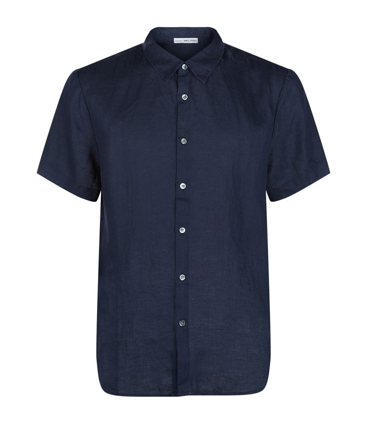James Perse Short Sleeve Linen Shirt | ModeSens