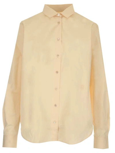 Totême Signature Buttoned Shirt In Beige