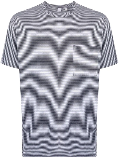 Aspesi Striped Cotton-jersey T-shirt In White