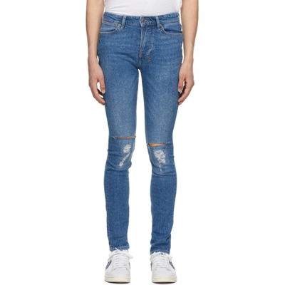 Ksubi Van Winkle Distressed Skinny Jeans In Blazed Trashed