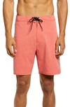 Hurley Phantom One And Only Board Shorts In Chile Red Heather