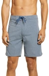 Hurley Phantom One And Only Board Shorts In Obsidian Heather