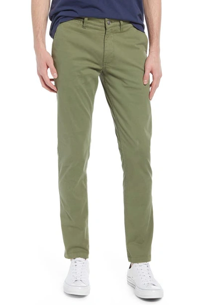 Nn07 Marco 1400 Slim Fit Chinos In 335 Olive Green