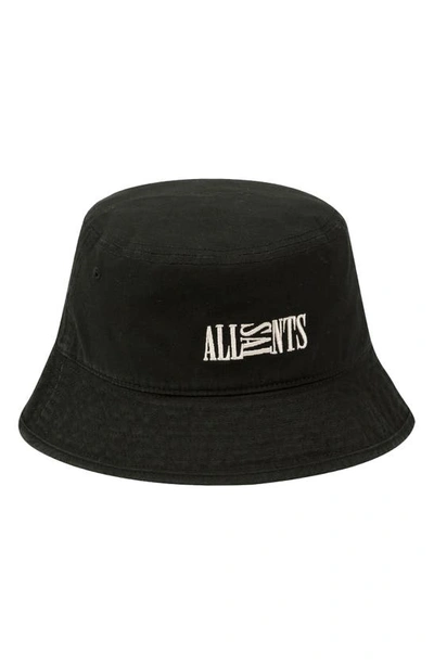 Allsaints Oppose Bucket Hat In Black