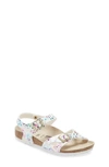 Birkenstock Kids' Rio Sandal In Confetti White