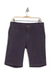 14th & Union Wallin Stretch Twill Chino Shorts In Navy India Ink