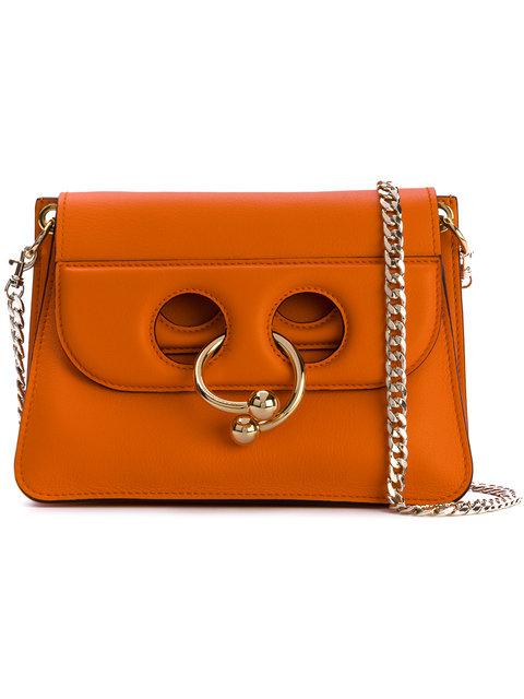 Jw Anderson Tangerine Leather Mini Pierce Bag | ModeSens