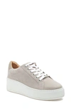 Jslides Maya Nubuck Suede Sneakers In Lt Grey Nubuck