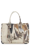 Vince Camuto Orla Printed Tote Bag In Neutral Multi