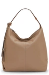 Vince Camuto Corin Leather Hobo In Mdbeige 02