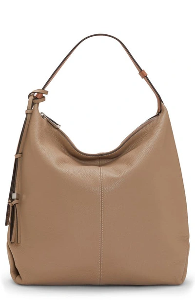 Vince Camuto Corin Leather Hobo In Rustic Taupe Multi
