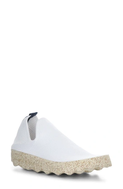 Asportuguesas By Fly London Care Sneaker In White/ White Cafe