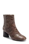 Aerosoles Myla Bootie In Tan Lizard