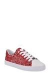 Nine West Women's Best Casual Lace-up Sneakers Women's Shoes In Red