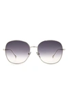 Isabel Marant 59mm Gradient Round Sunglasses In Palladium/ Grey Shaded