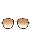 Isabel Marant Havana Square Sunglasses In Brown/gold