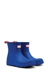 Hunter Original Play Waterproof Rain Bootie In Dragonfly Blue