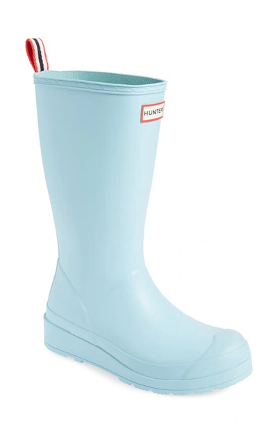 Hunter Original Play Tall Waterproof Rain Boot In Eucalyptus