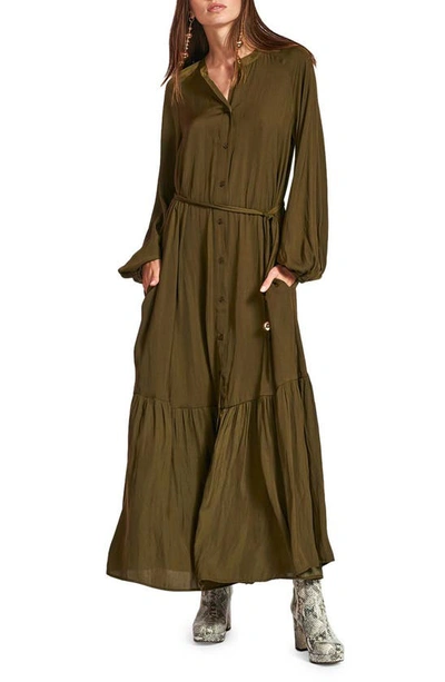 Essentiel Antwerp Antwerp Zinchilla Maxi Dress In Jungle Green In Verde |  ModeSens