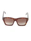 Celine Women's Square Sunglasses, 52mm In Havana/brown