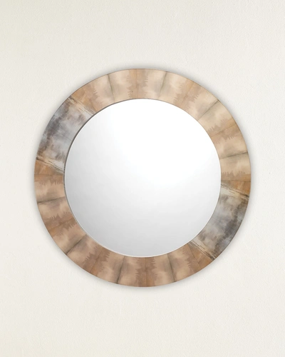 Jamie Young Cloudscape Mirror In Brown
