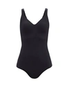 Commando Butter Soft Support Sleeveless Bodysuit In Black