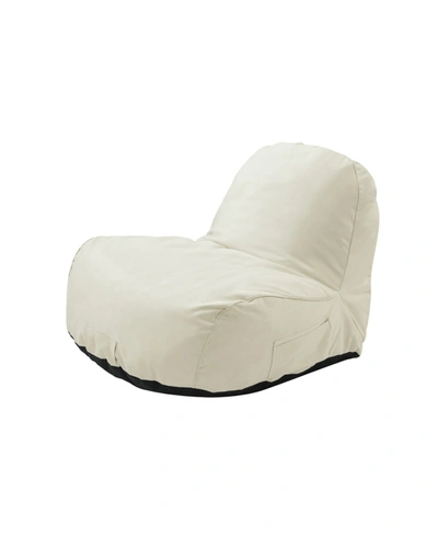 Loungie Cosmic Nylon Foam Lounge Chair In Beige