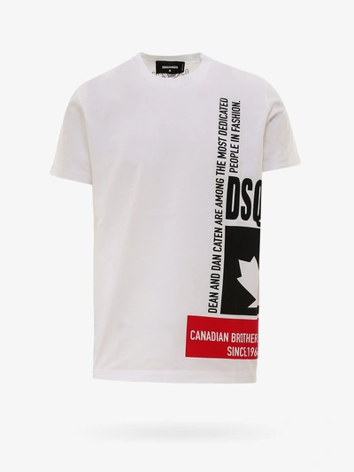Dsquared2 100% Cotton T-shirt In White