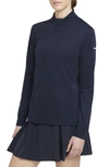 Nike Uv Victory Dri-fit Half Zip Golf Pullover In Obsidian,white
