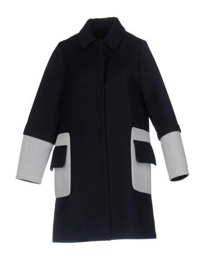 Mother Of Pearl Coats In Dark Blue