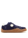 Eytys Wave Rough Low-top Suede Trainers In Navy