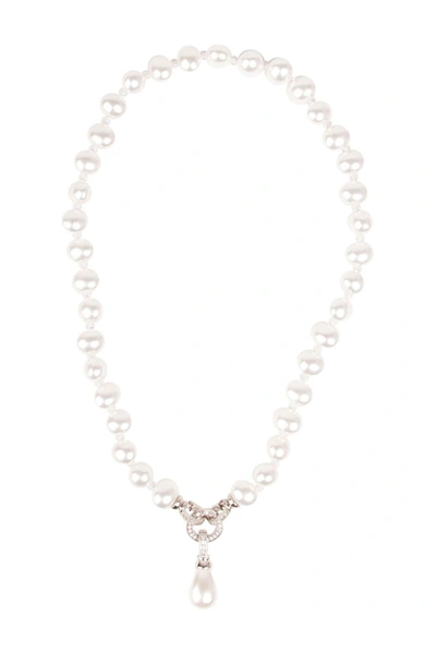 Saachi Paramount Freshwater Pearl Pendant Necklace In White