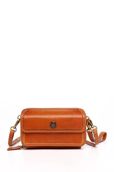 Old Trend Leather Convertible Crossbody Bag In Camel