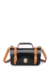 Old Trend Leather Messenger Bag In Black