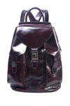 Old Trend Rock Valley Leather Backpack In Dark Burgundy