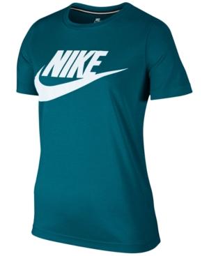 Nike Sportswear Essential Logo T-shirt In Blustery/white | ModeSens