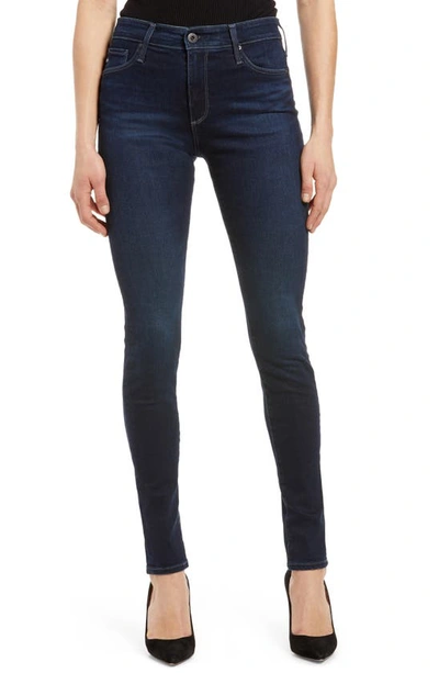 Ag Farrah High Waist Ankle Crop Skinny Jeans In Castle Rock