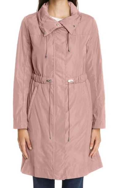 Moncler Malachite Hooded Rain Jacket In 510 Pink