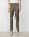 Lafayette 148 Gramercy Acclaimed-stretch Pants In Beige,brown