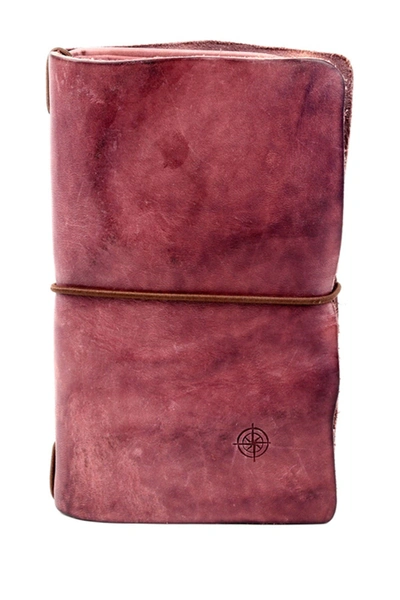 Old Trend Nomad Leather Organizer In Lilac