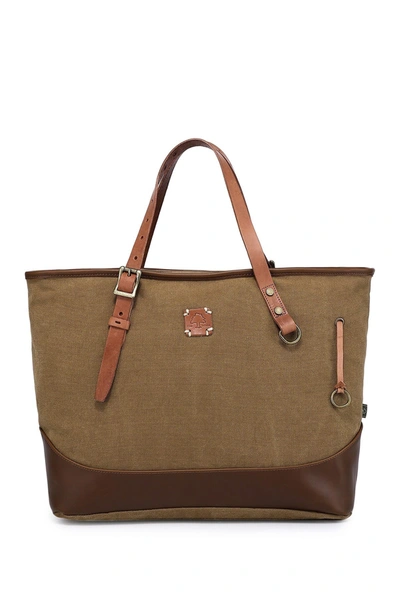 Tsd Redwood Canvas Shopper Bag In Brown