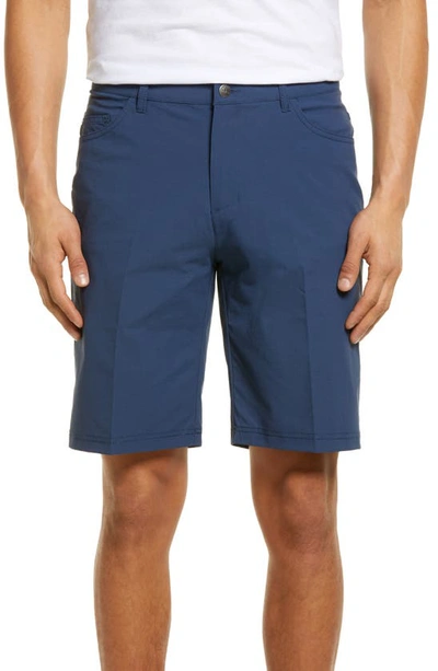 Adidas Golf Go-to Water Repellent Five Pocket Shorts In Crew Navy