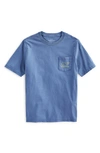 Vineyard Vines Kids' Little Boy's & Boy's Neon Vintage Whale Pocket T-shirt In Moonshine
