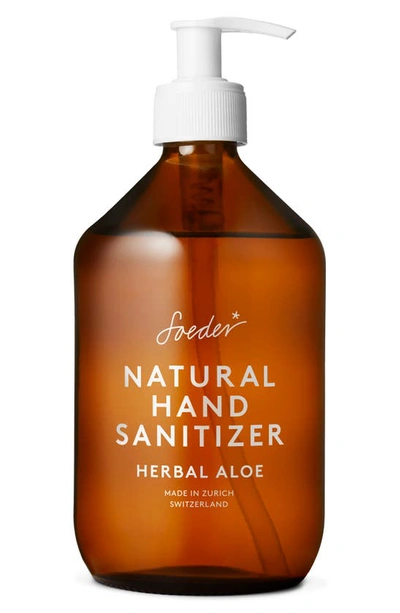 Soeder Large Herbal Aloe Natural Hand Sanitizer In Herbal Garden/ Aloe