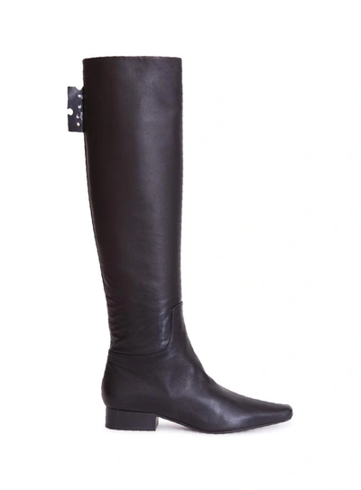 Off-white Knee-length Boots In Nero