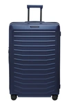 Porsche Design Roadster Expandable 32-inch Spinner Suitcase In Matte Blue