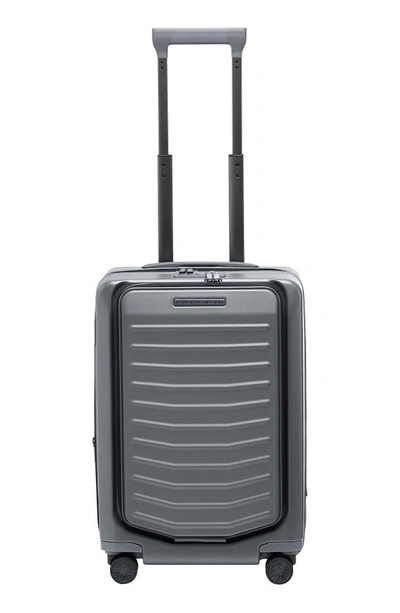 Porsche Design Roadster Carry-on Expandable 21-inch Spinner Suitcase In Matte Anthracite